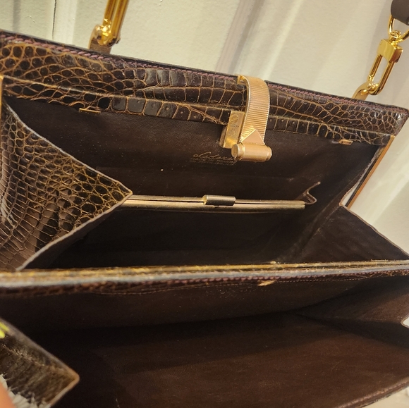 Crocodile alligator handbag - Picture 11 of 14